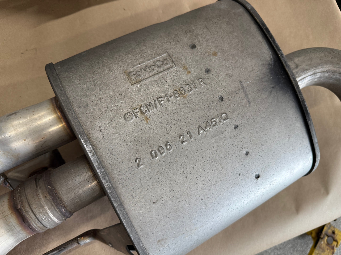 2018-2023 Ford Mustang GT Active Exhaust Quad Tip Mufflers