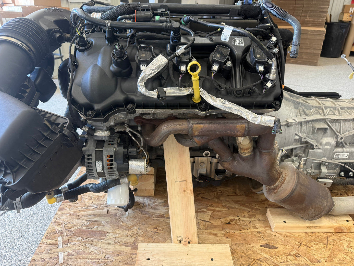 2022 Mustang 5.0 Coyote Gen 3 Engine Drivetrain 10R80 Automatic Auto 26k mi