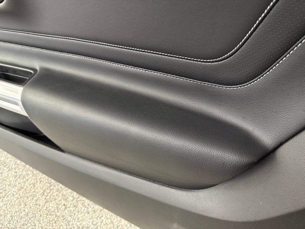 2018-2023 Mustang GT V6 EcoBoost LH RH Premium Leather Insert Door Panels Pair
