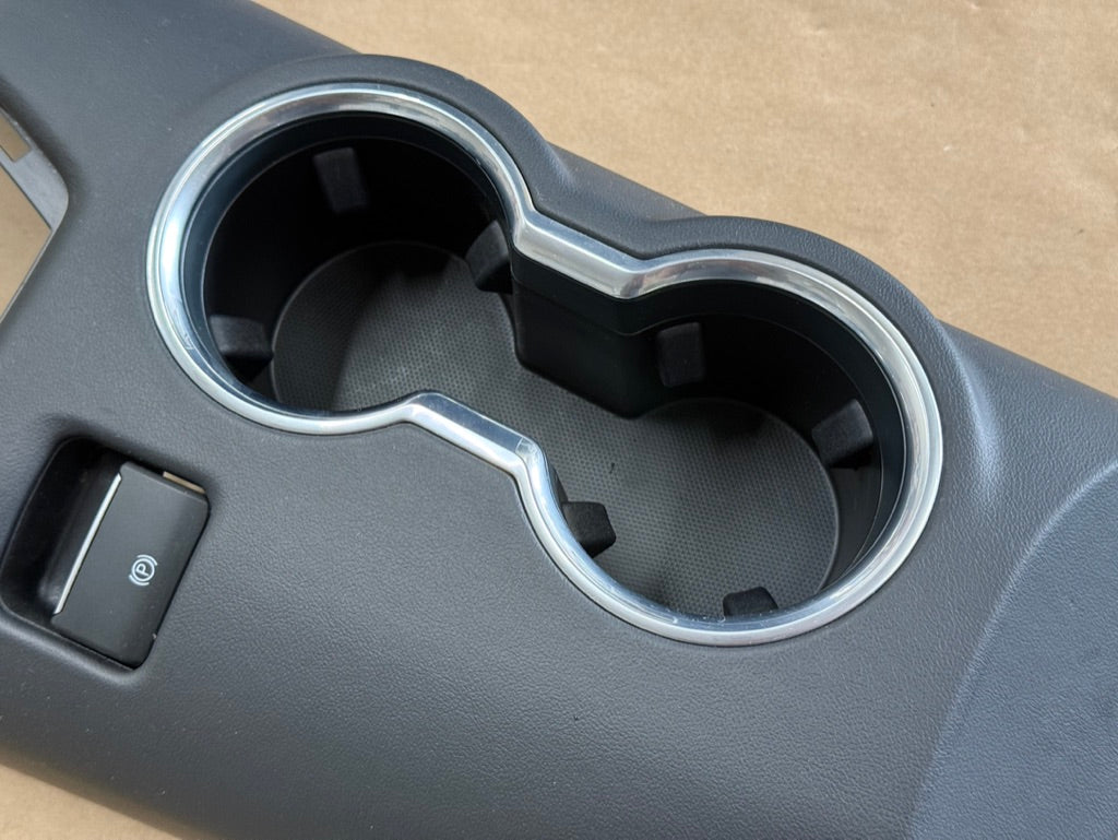 2024-2026 Ford Mustang Center Console Top Leather Wrapped Plastic Knee Pads
