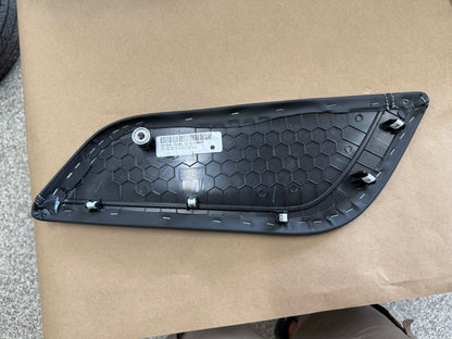 2024-2026 Ford Mustang Center Console Top Leather Wrapped Plastic Knee Pads