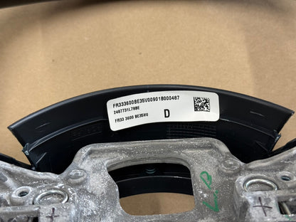 2015 Ford Mustang 50th Anniversary Bare Leather Steering Wheel Black "Auto"