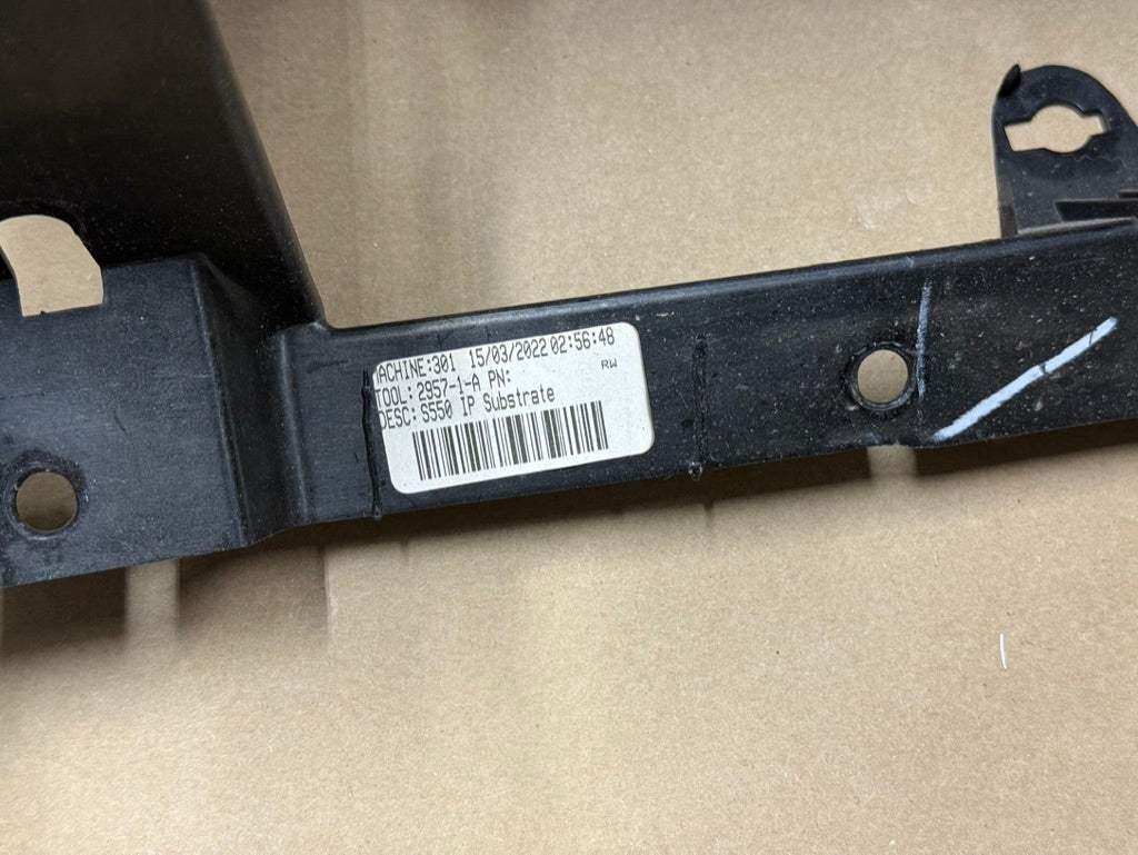 2018-2023 Ford Mustang GT 5.0 Leather Dash Pad Frame "Grey Stitching"