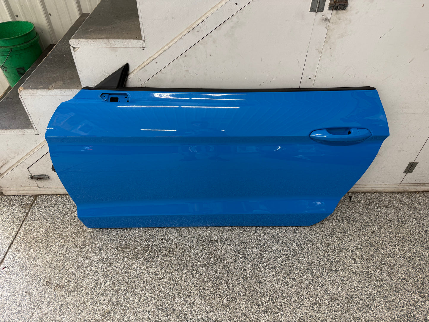 2015-2023 Ford Mustang GT GT500 LH Driver Side Door Complete w/Glass "AE"