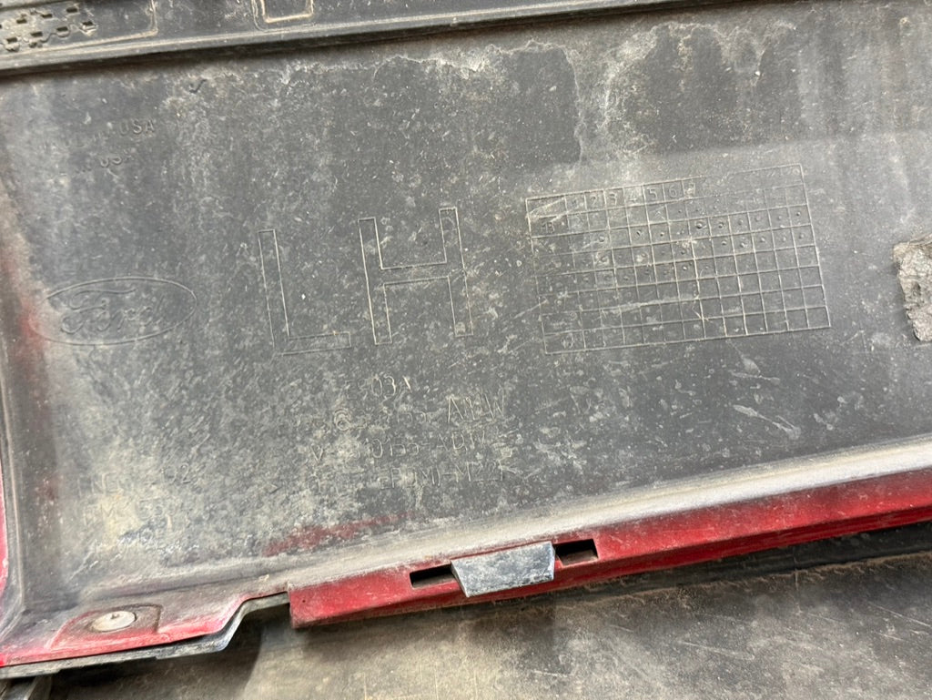 2015-2023 Mustang GT V6 LH Side Skirt Molding Driver Side "Race Red"