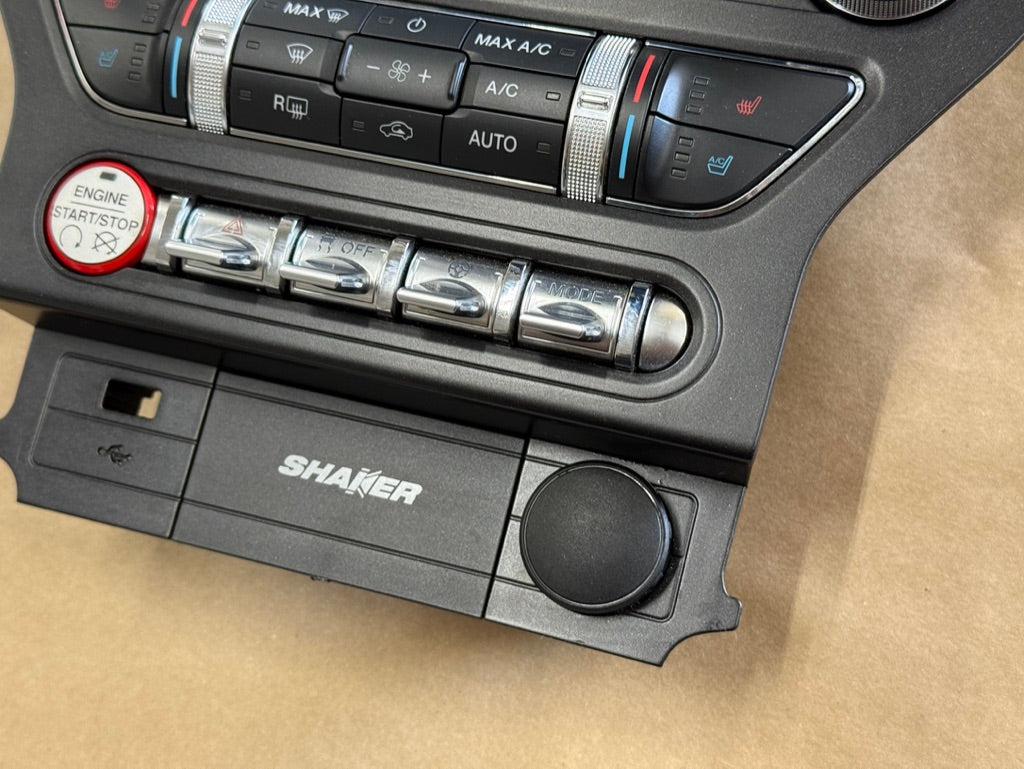 2015-2017 Ford Mustang GT Face Plate Premium Radio 8 inch Trim Piece
