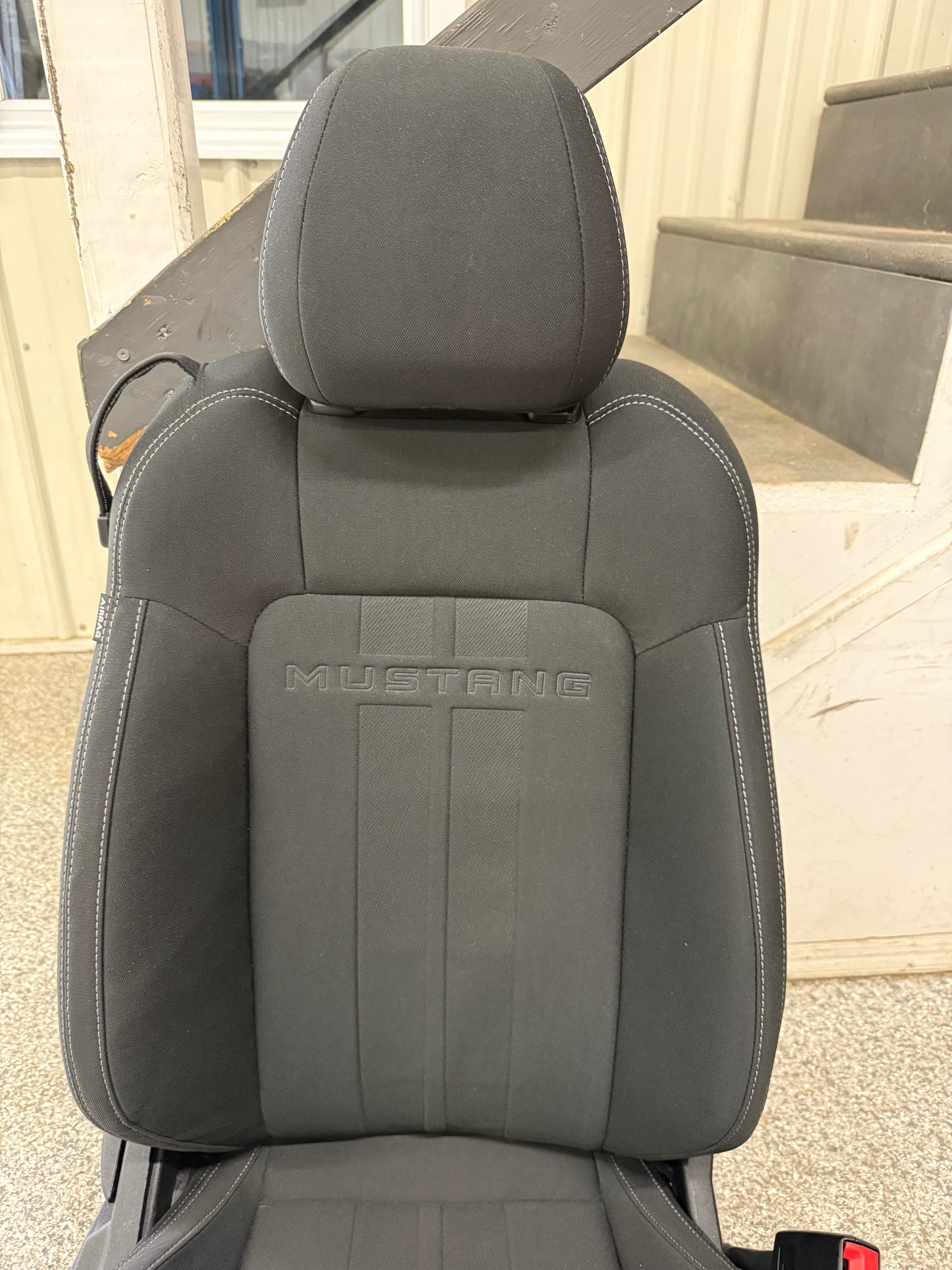 2018-2023 Ford Mustang GT Coupe RH Passenger Seat Black Cloth