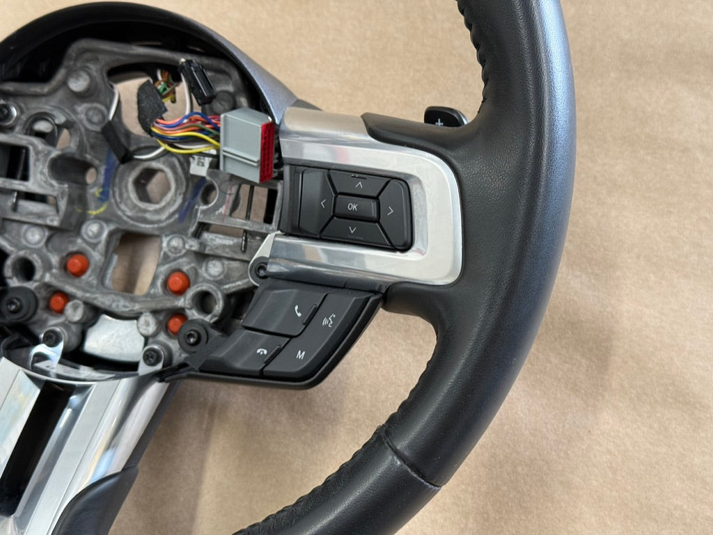 2018-2023 Ford Mustang Leather Steering Wheel Automatic Paddle Shifters