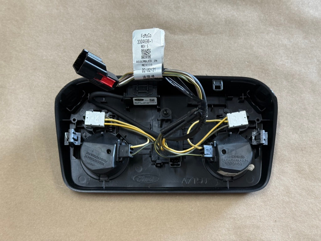 2015-2023 Ford Mustang GT GT500 Eco Dome Light Coupe Black Interior