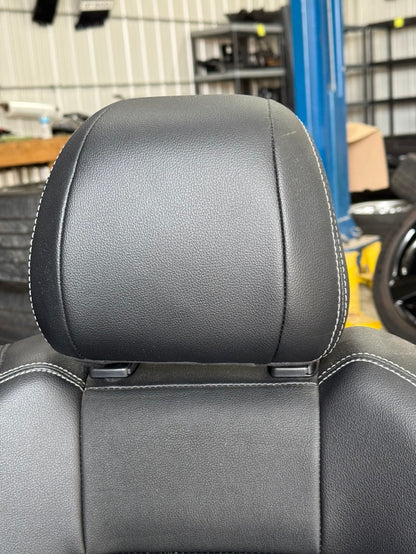 2015-2017 Ford Mustang GT Premium Leather Front Rear Seats Black Heated/Cooled