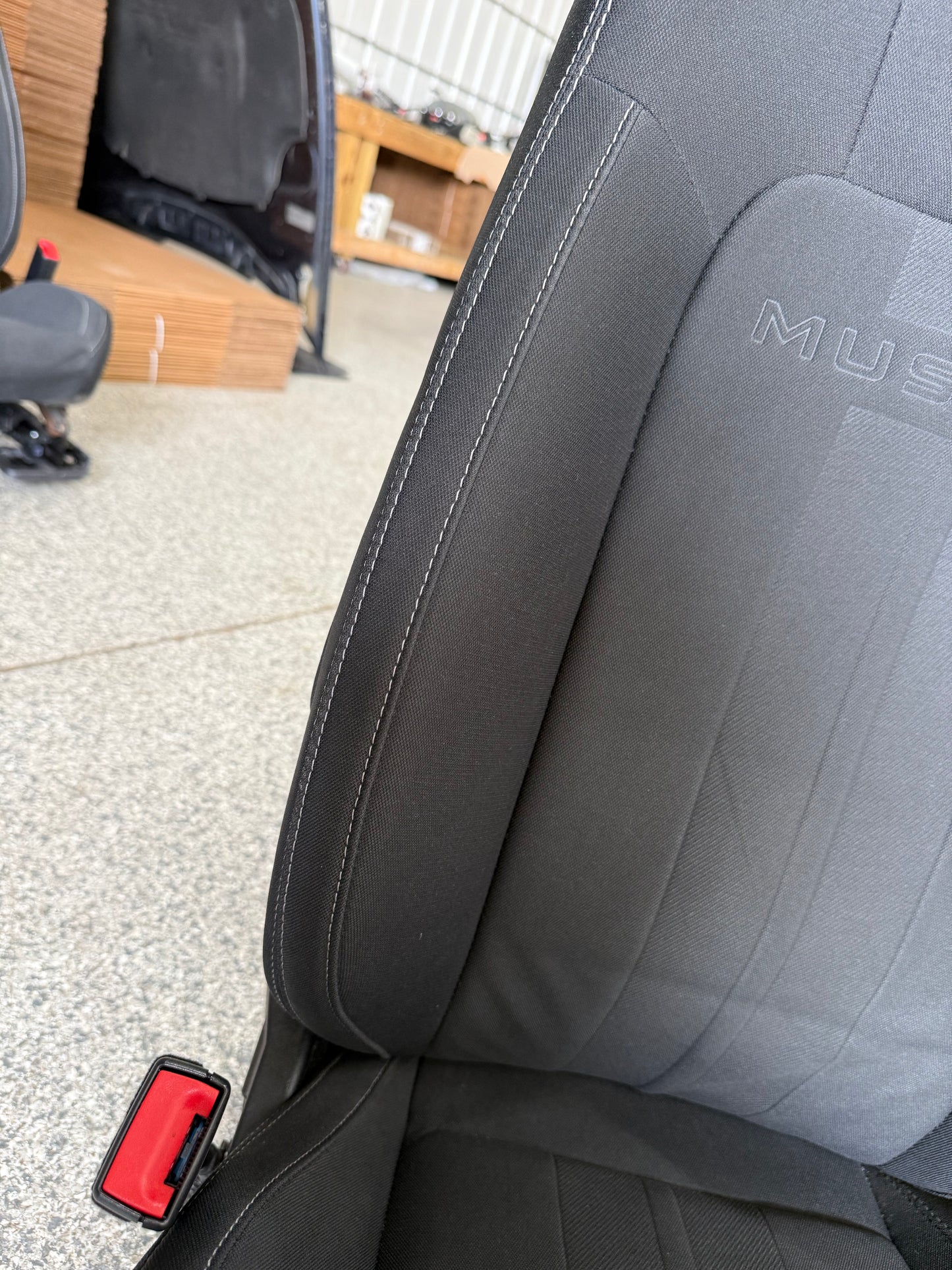 2018-2023 Ford Mustang GT Black Cloth Seats Coupe Front Rear Power Seats