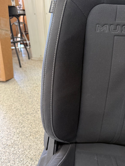 2018-2023 Ford Mustang GT Black Cloth Seats Coupe Front Rear Power Seats