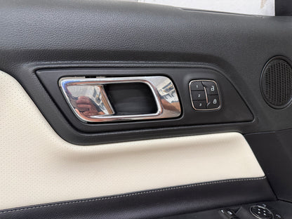 2015-2017 Ford Mustang 50th Anniversary Premium Leather Door Panels Pair