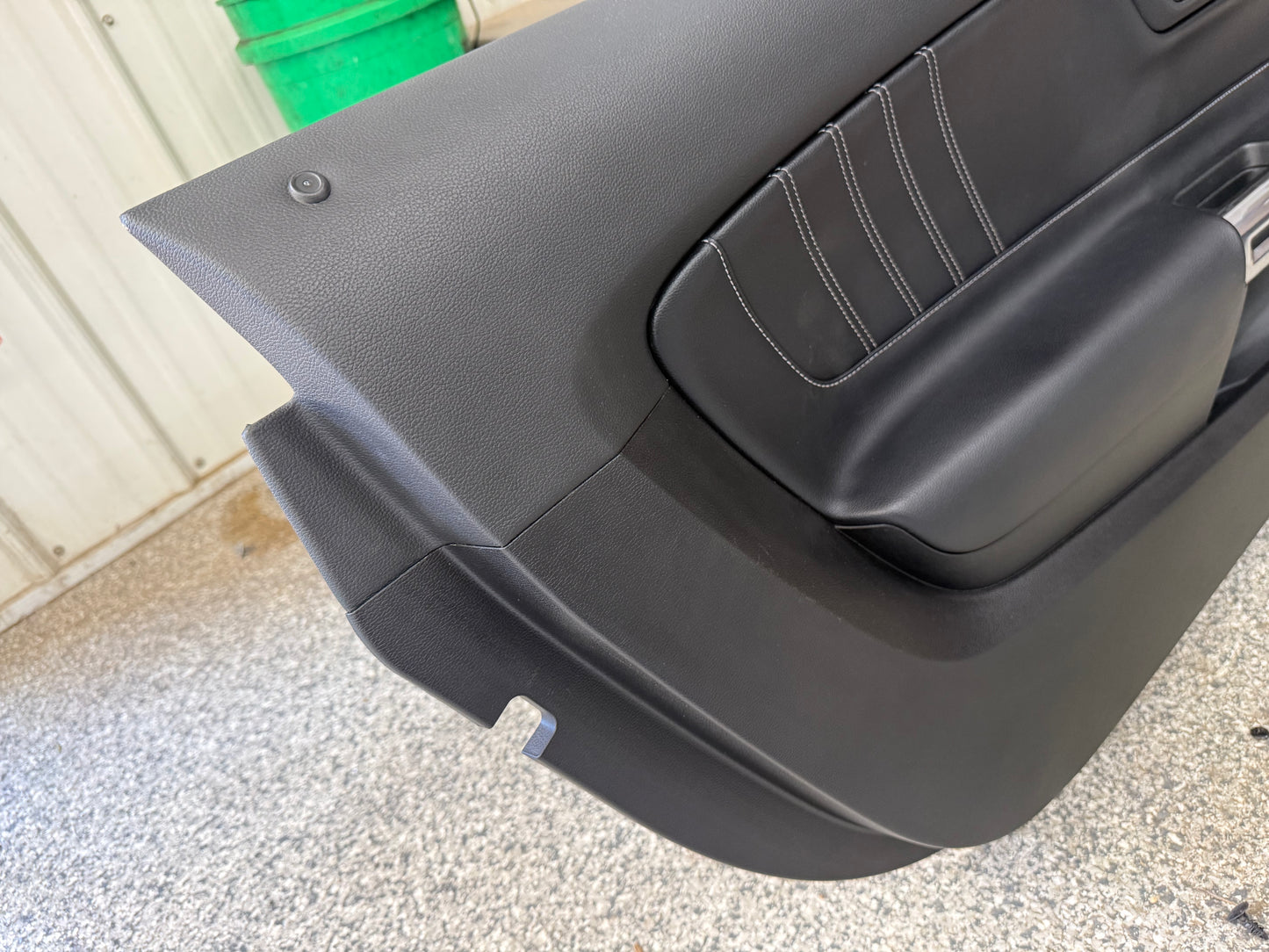 2018-2023 Mustang GT V6 EcoBoost LH RH Premium Leather Insert Door Panels Pair