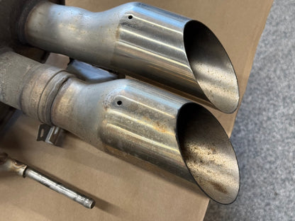 2018-2023 Ford Mustang GT Active Exhaust Quad Tip Mufflers