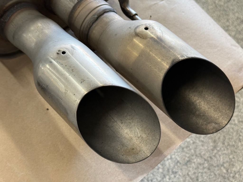2018-2023 Ford Mustang GT Active Exhaust Quad Tip Mufflers