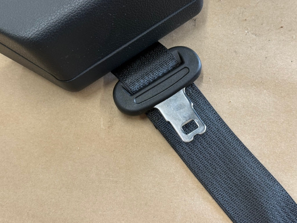 2023-2026 Ford F-250 F-350 Black Rear Center Seat Belt