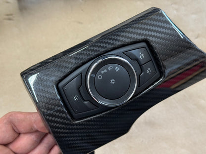 2015-2023 Mustang GT GT500 PP1 Carbon Fiber Interior Dash Trim Kit 4-Piece