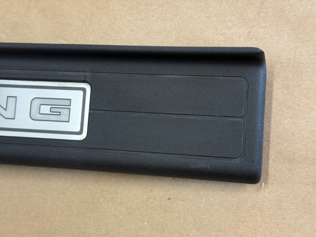 2015-2023 Ford Mustang "My Color" Sill/Scuff Plates Interior Trim Black