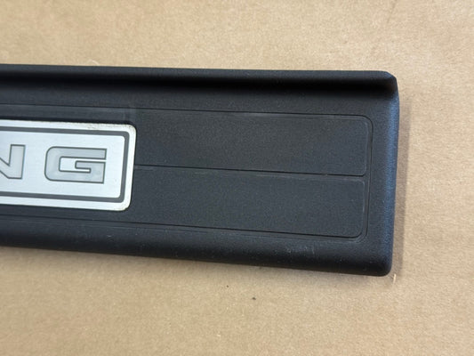2015-2023 Ford Mustang "My Color" Sill/Scuff Plates Interior Trim Black