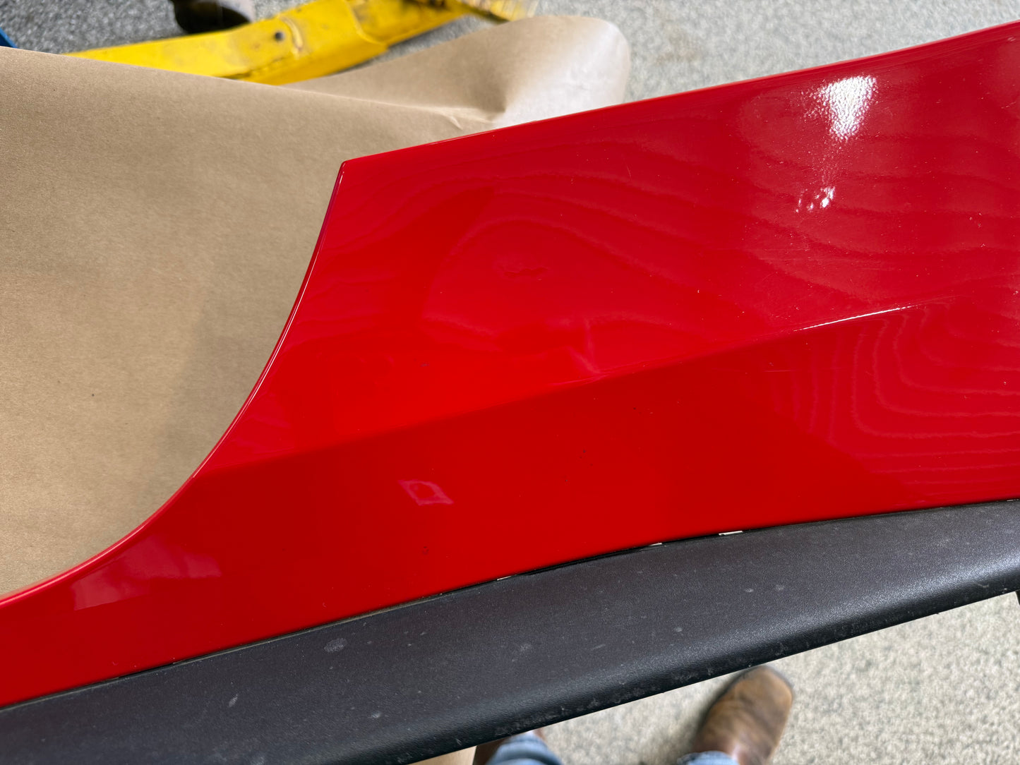 2015-2023 Mustang GT V6 LH Side Skirt Molding Driver Side "Race Red"