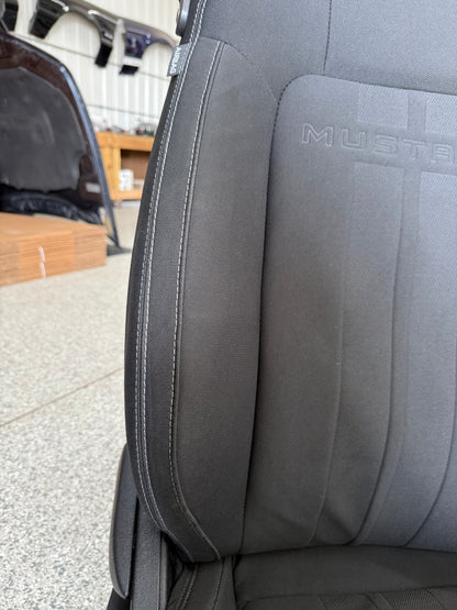 2018-2023 Ford Mustang GT Black Cloth Seats Coupe Front Rear Power Seats