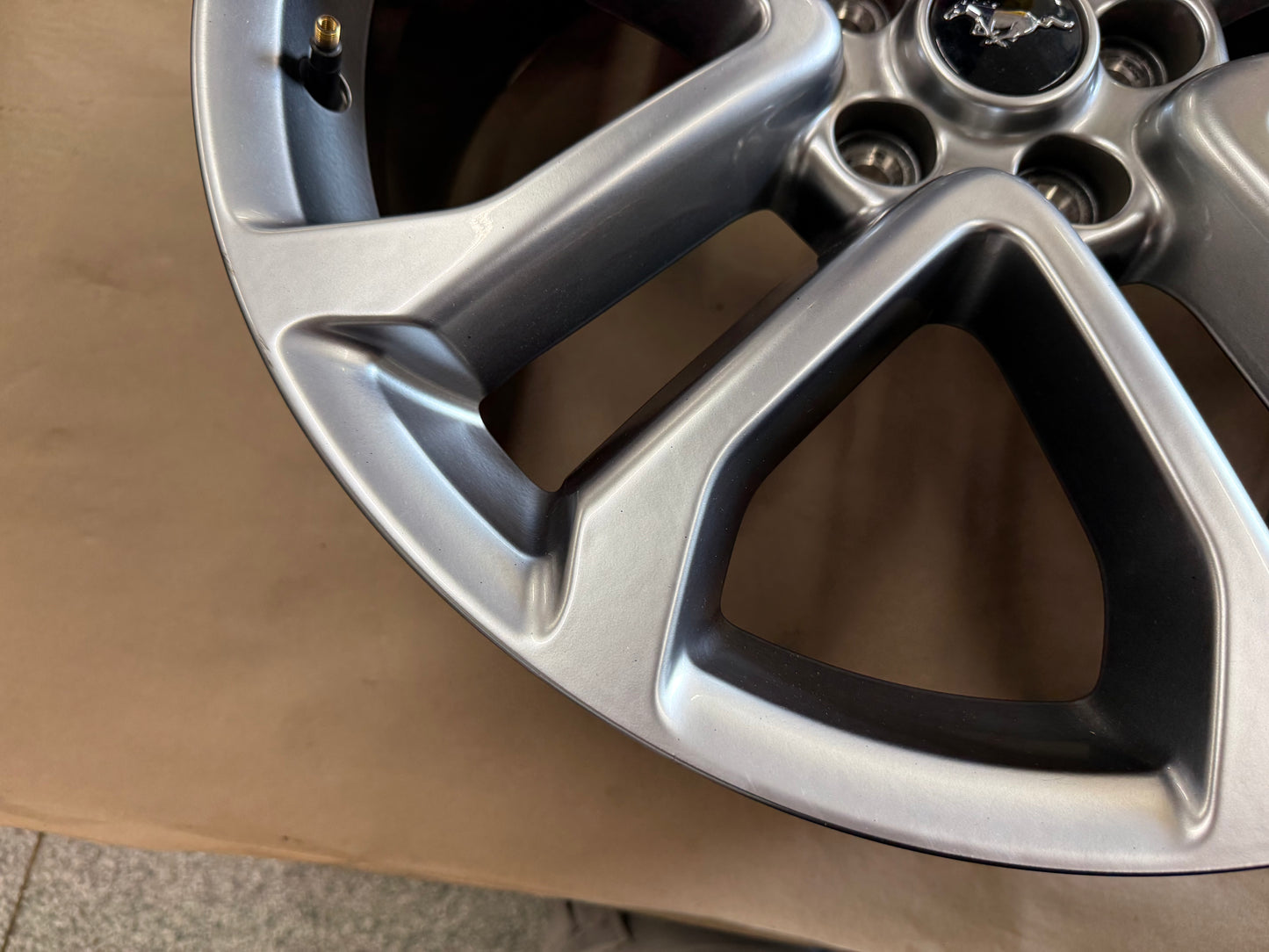 2015-2023 Ford Mustang GT Silver Wheel Rim 20x9"
