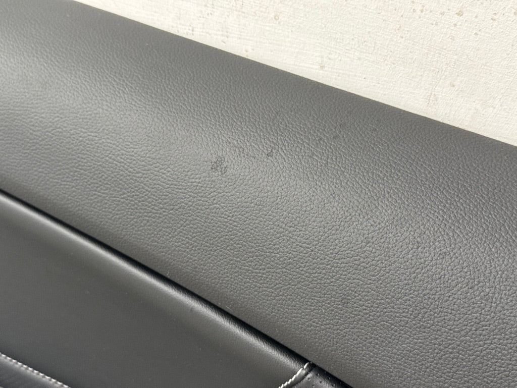 2018-2023 Mustang GT V6 EcoBoost LH RH Premium Leather Insert Door Panels Pair