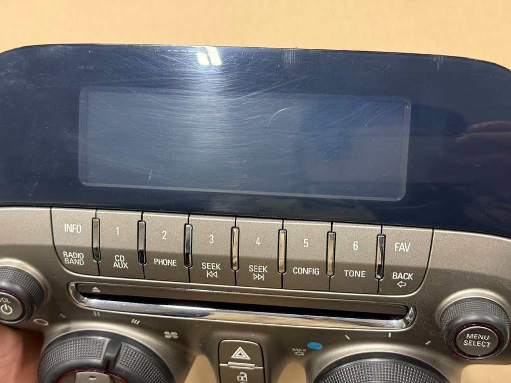 2010-2015 Chevrolet Camaro SS Radio Face Plate Head Unit GM
