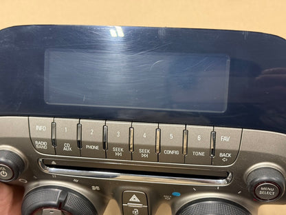 2010-2015 Chevrolet Camaro SS Radio Face Plate Head Unit GM
