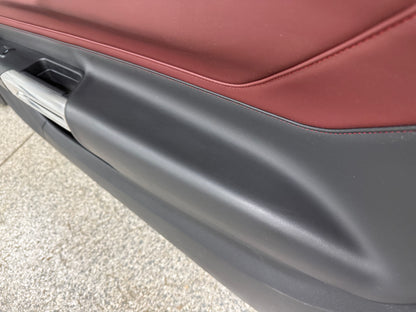2024-2026 Mustang GT EcoBoost LH RH Premium Leather Insert Door Panels Pair