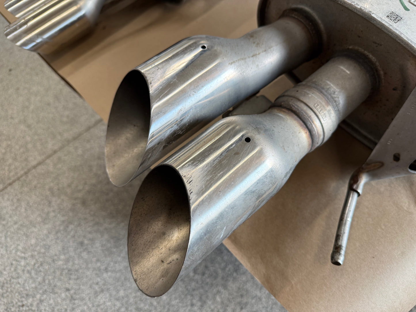 2024-2026 Ford Mustang GT Active Exhaust Quad Tip Mufflers