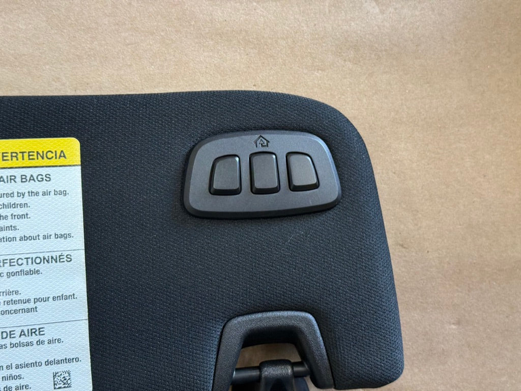 2015-2023 Ford Mustang Coupe Sun Visors Pair "Home Link"