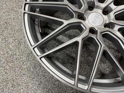 2015-2023 Ford Mustang F1R F103 Brushed Silver Wheels Set of 4 20x10"