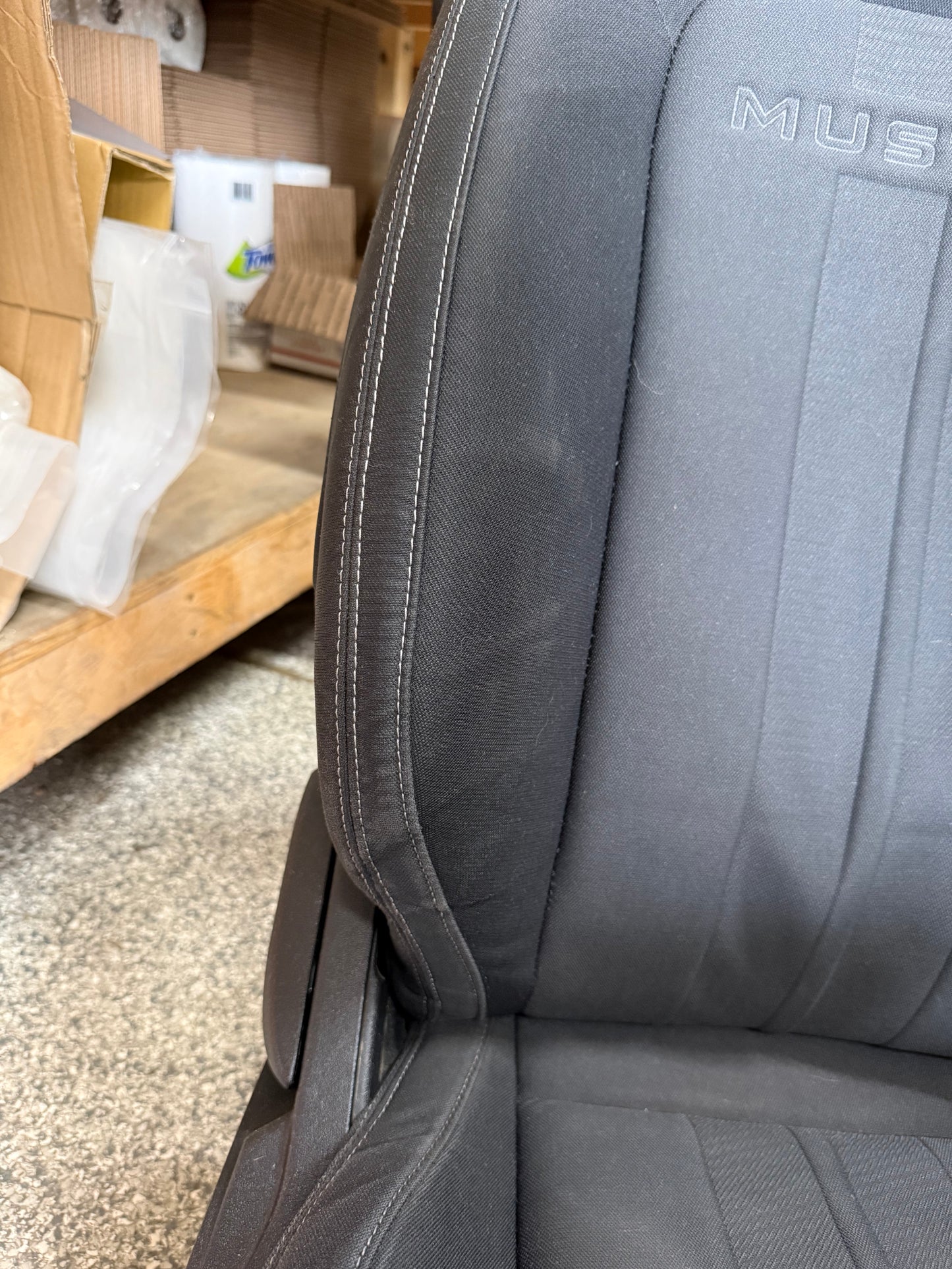2018-2023 Ford Mustang GT Black Cloth Seats Coupe Front Rear Power Seats