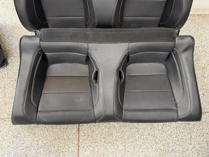2018-2023 Ford Mustang GT Black Leather Front Rear Power Seats Heat Cooled Vert
