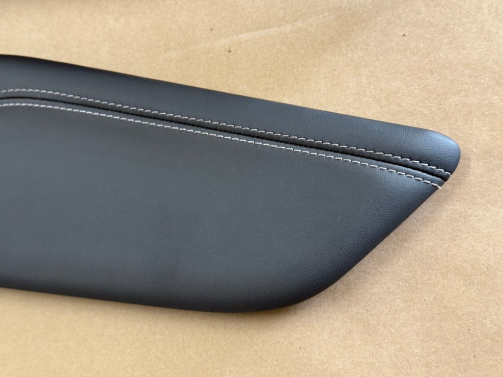 2024-2026 Ford Mustang Center Console Top Leather Wrapped Plastic Knee Pads