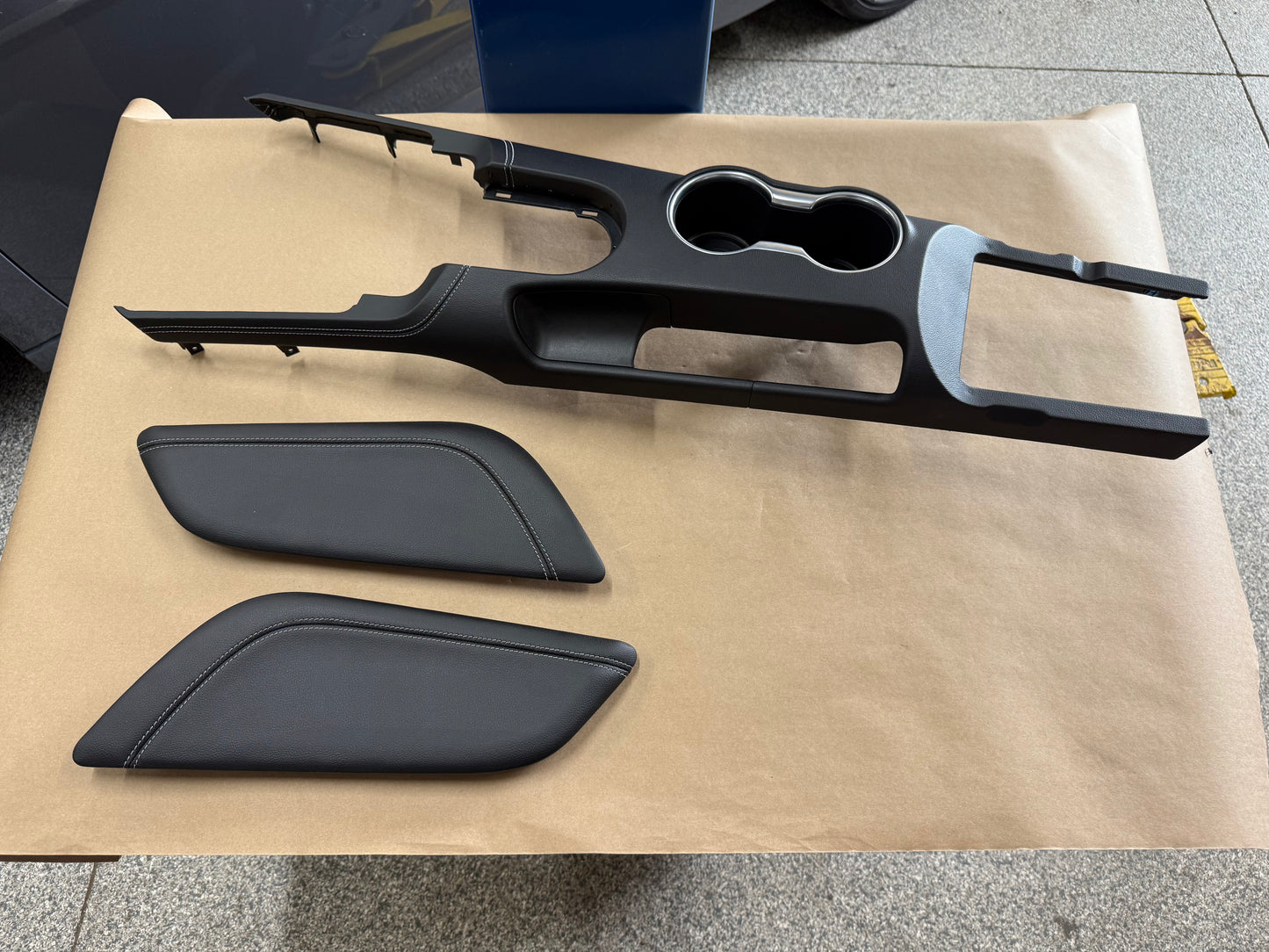 2018-2023 Ford Mustang GT Center Console Top Interior Trim Pieces Leather