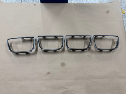 2010-2013 Chevrolet Camaro SS Silver Tail Light Trim Bezels 4pc. Set