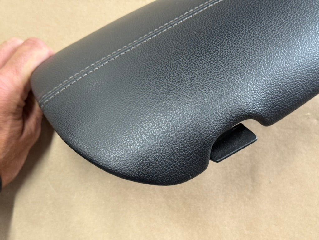 2015-2023 Ford Mustang Center Top Console Lid Armrest Grey Stitching