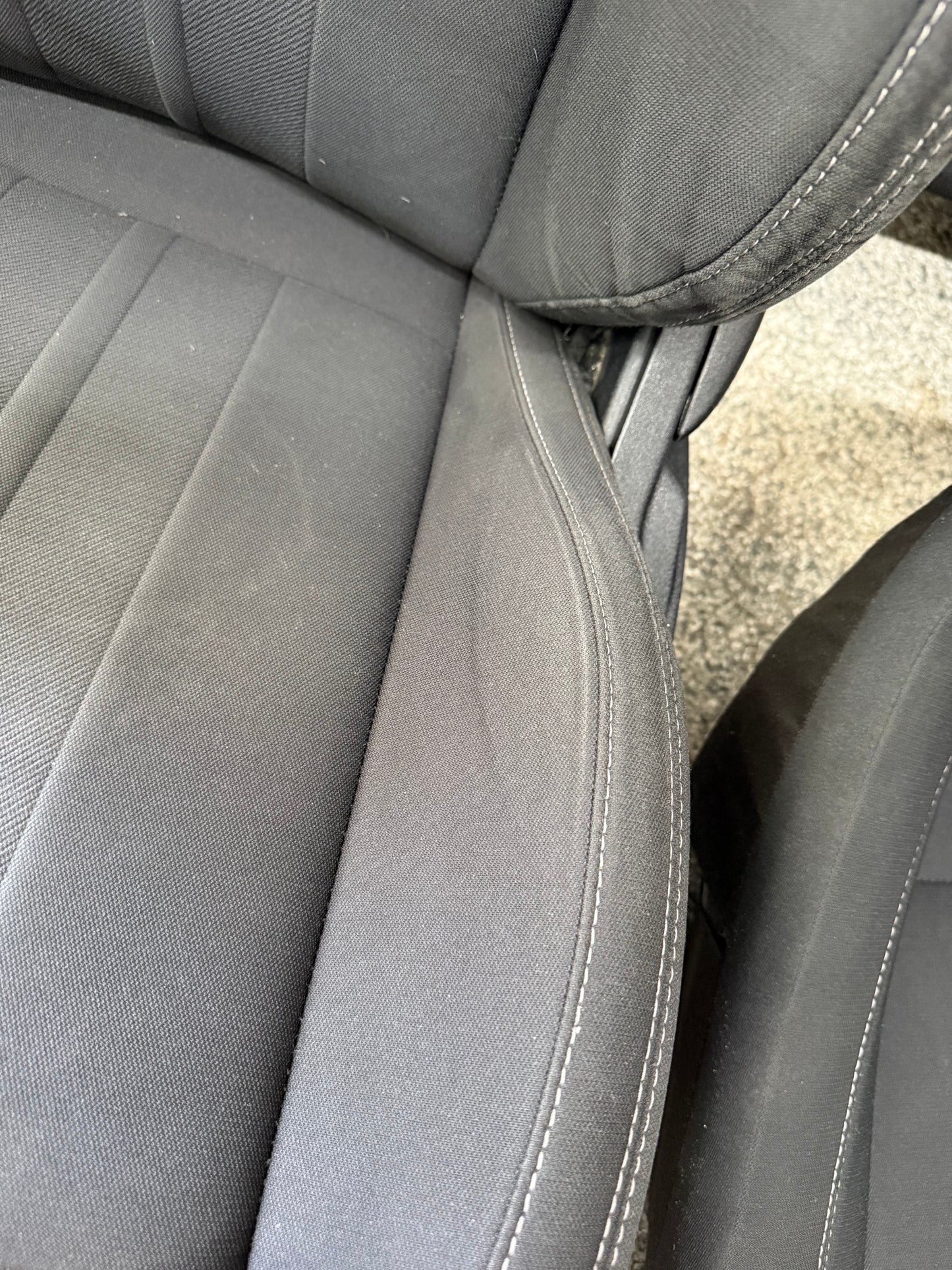 2018-2023 Ford Mustang GT Black Cloth Seats Coupe Front Rear Power Seats