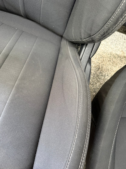 2018-2023 Ford Mustang GT Black Cloth Seats Coupe Front Rear Power Seats