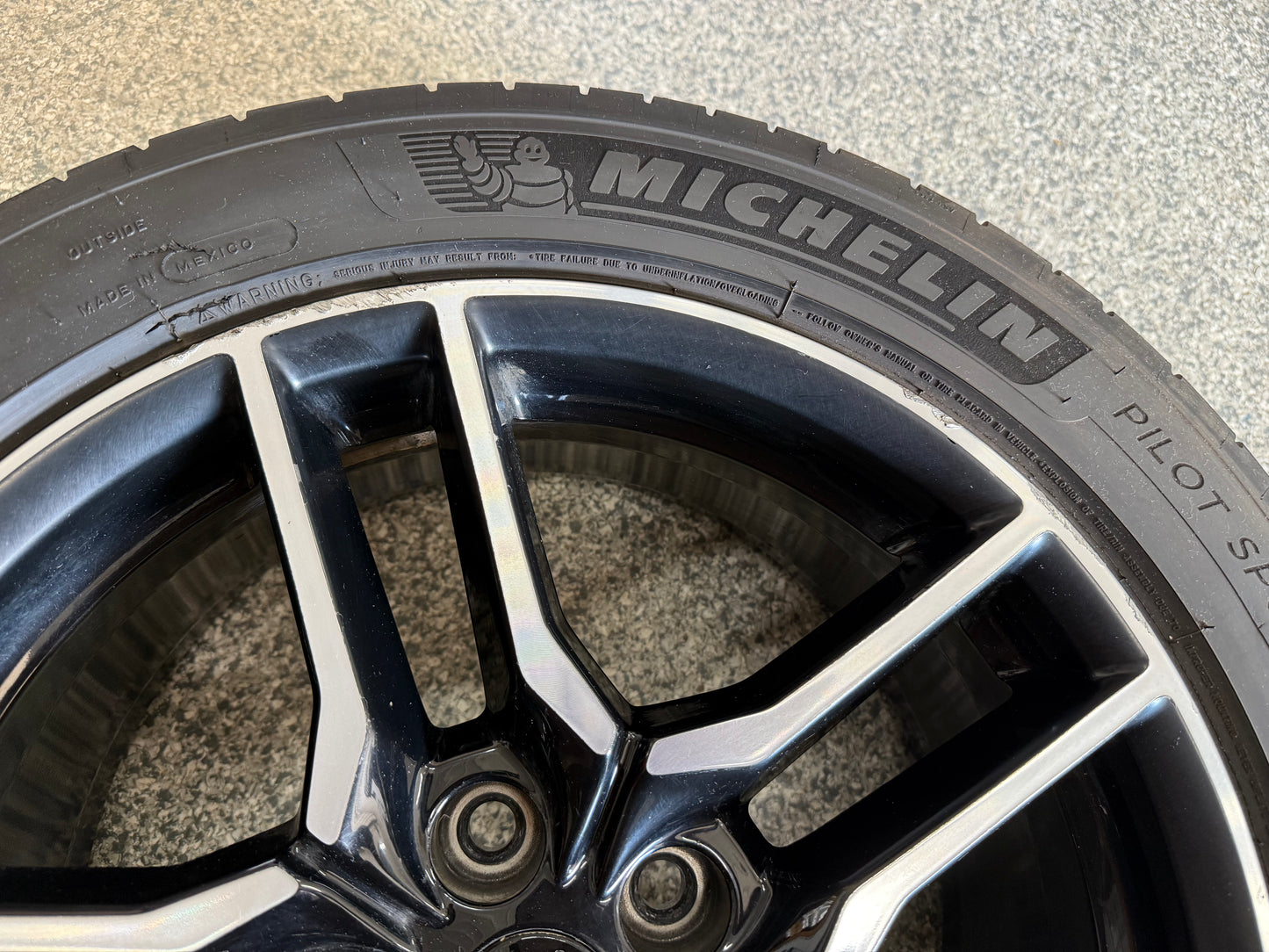 2018-2023 Ford Mustang GT 5.0 18x8" Wheel Rim Pilot Sport A/S 235/50/18