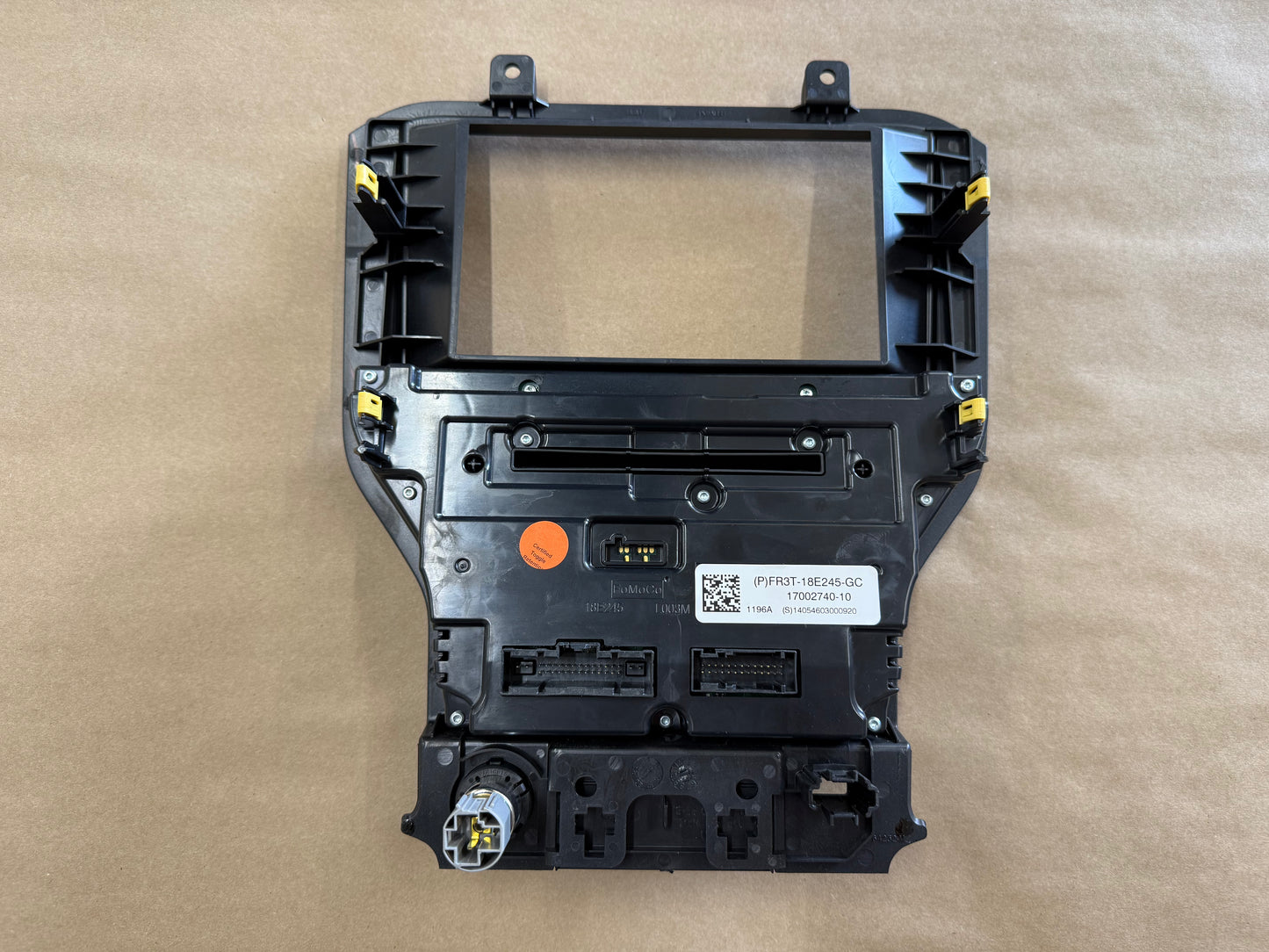 2015-2017 Ford Mustang GT Face Plate Premium Radio 8 inch Trim Piece
