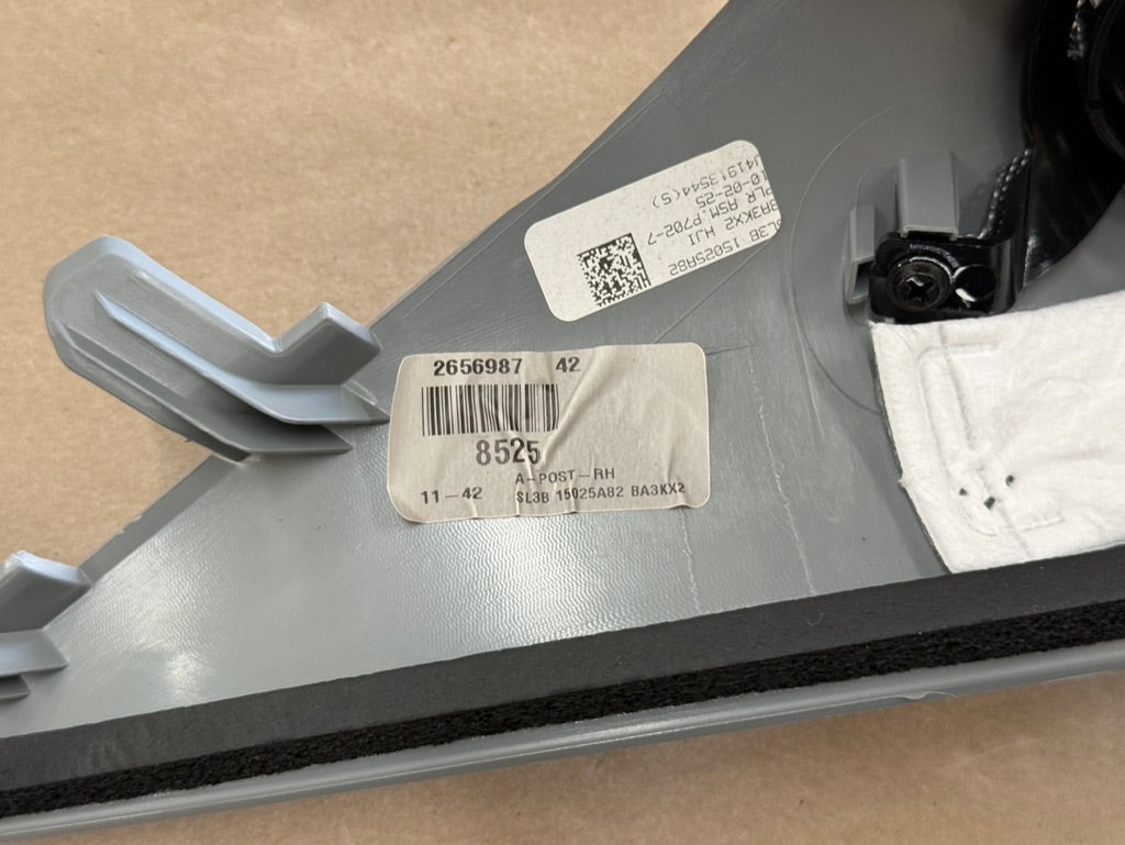 2023-2026 FORD F-250 A-PILLAR TRIM TWEETER SPEAKERS GRAB HANDLES "GREY"