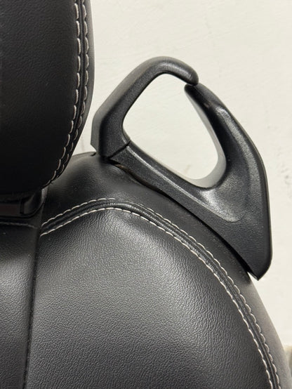 2018-2023 Ford Mustang GT Black Leather Convertible Front & Rear Seats