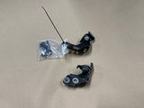 2015-2023 Mustang GT GT500 GT350 Door Hinges LH Driver Upper Lower "Black"