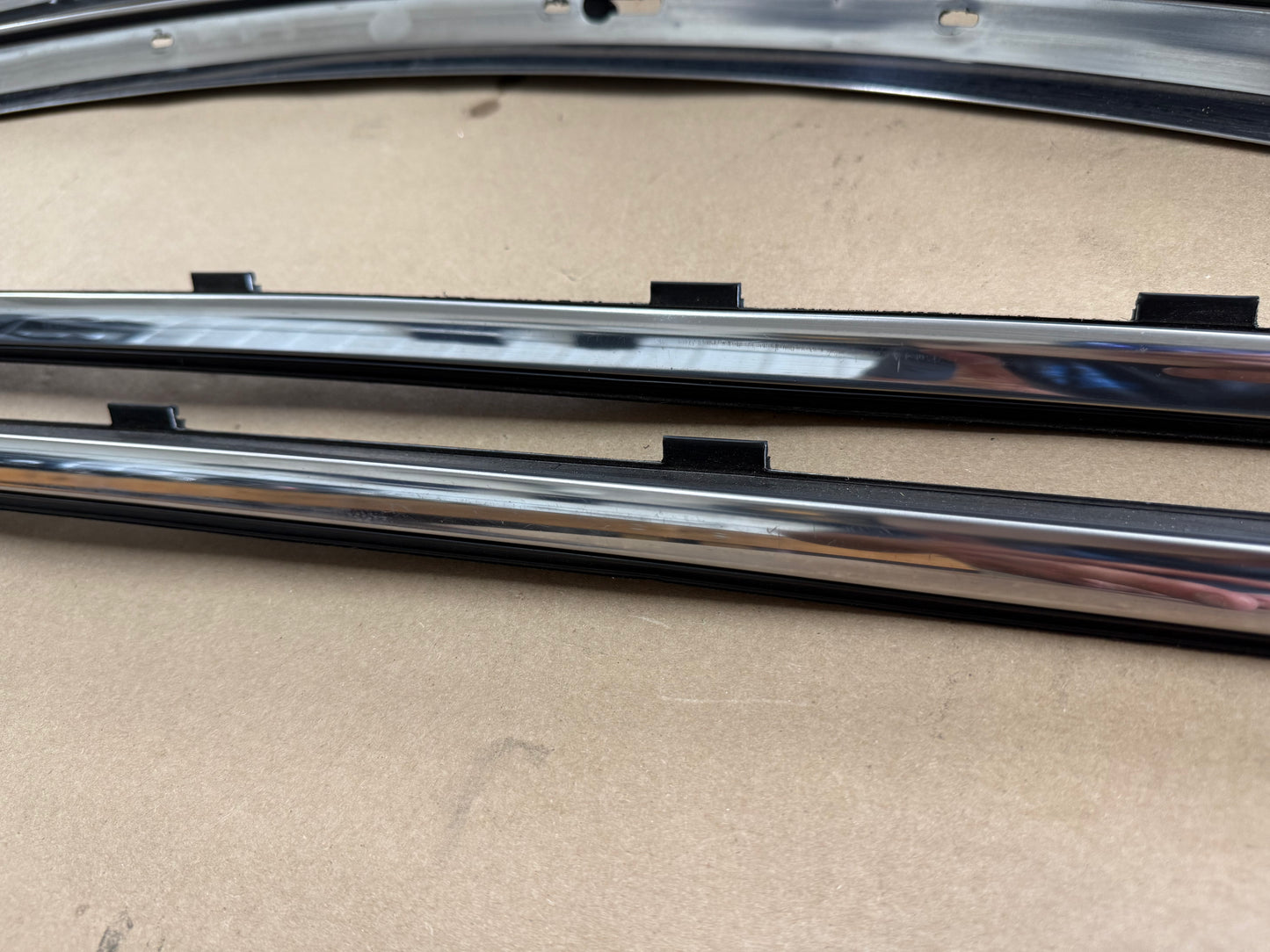 2015-2017 Ford Mustang GT Anniversary Stepped Quarter Glass Windows & Trim
