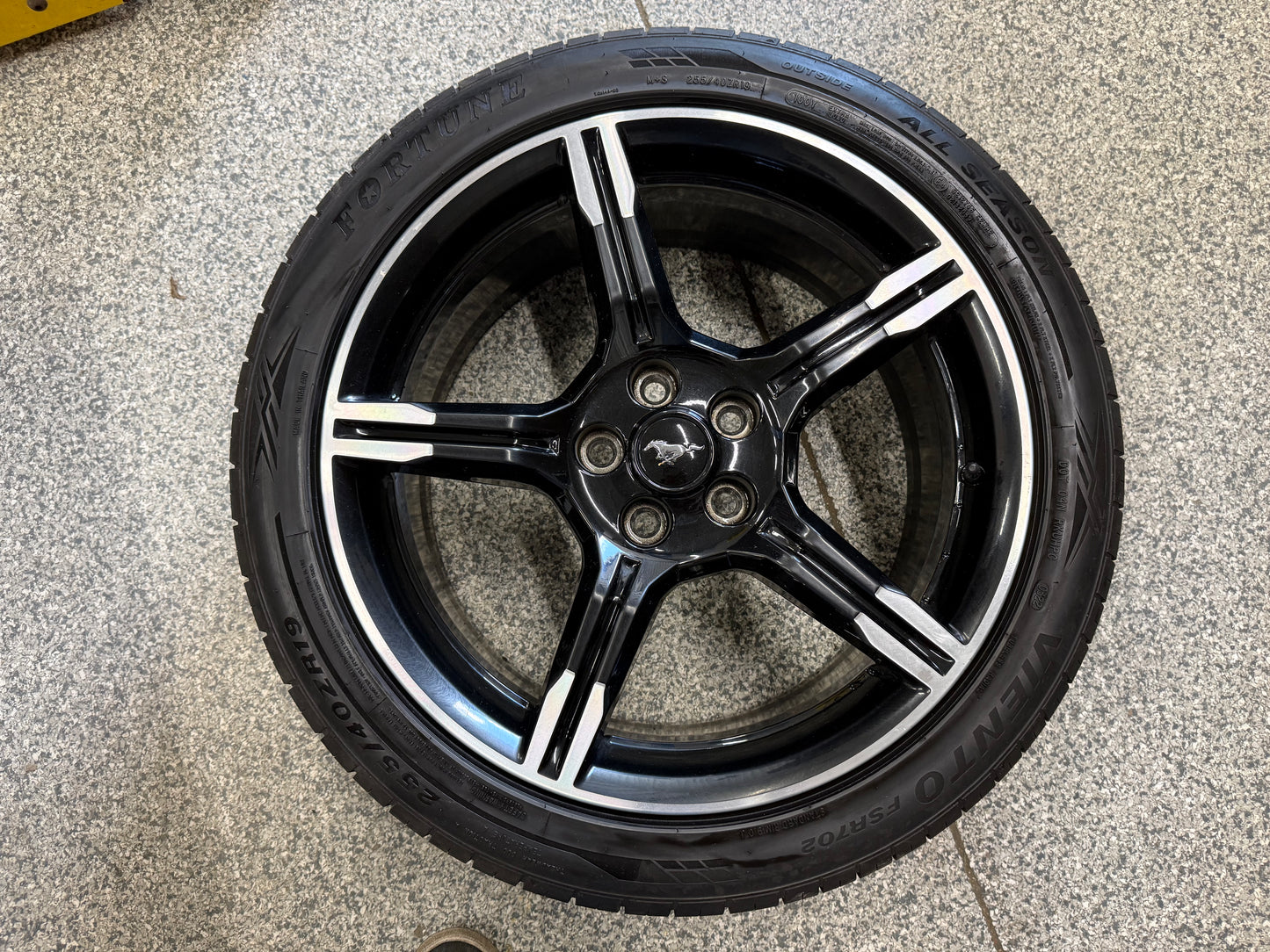 2015-2023 Ford Mustang California Special 19x8.5" Wheel Rim 255/40/19 Fortune