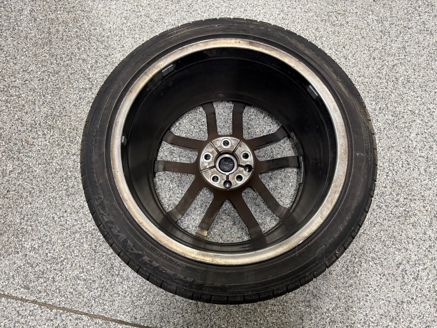 2012-2015 Chevrolet Camaro ZL1 20x11" Black Wheel Rim Tire Firestone 305/35/20